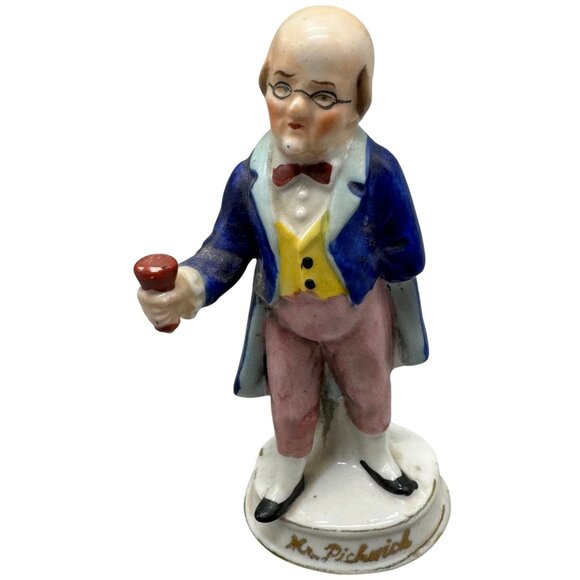 Collectible Mr. Pickwick Porcelain Figurine Charles Dickens Series 4" Tall READ - Picture 1 of 7
